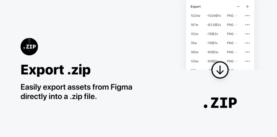 Плагин Export .zip для Figma