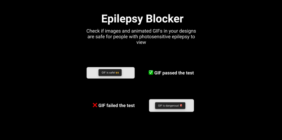 Плагин Epilepsy Blocker для Figma