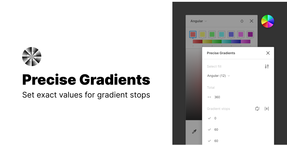 Плагин Precise Gradients для Figma