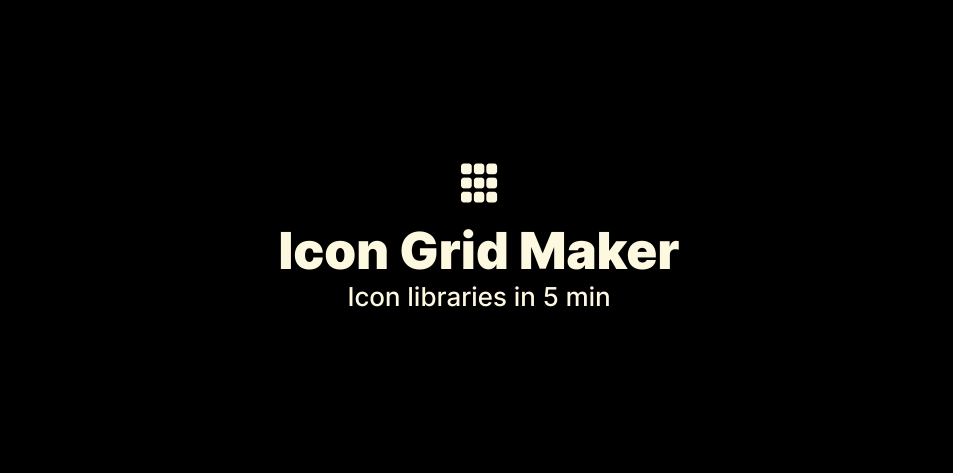 Плагин Icon Grid Maker для Figma