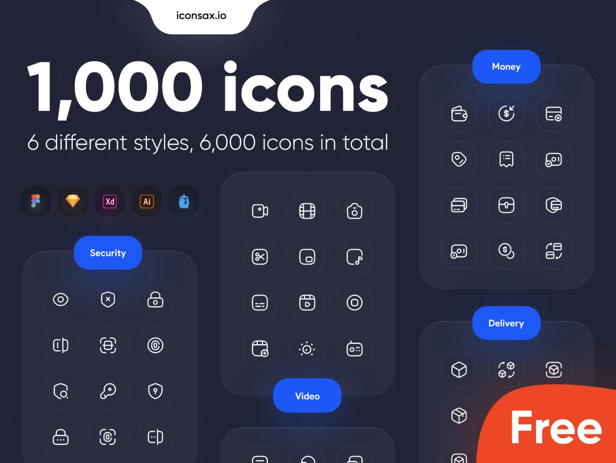 Набор иконок Iconsax для Figma